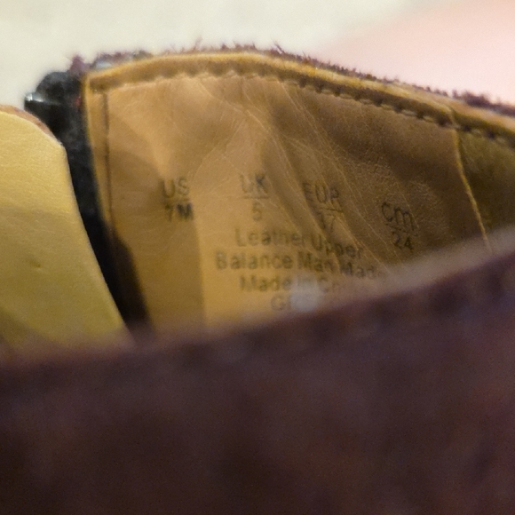 Franco Sarto Brown Ankle Boots with Side Zipper - Picture 7 of 7